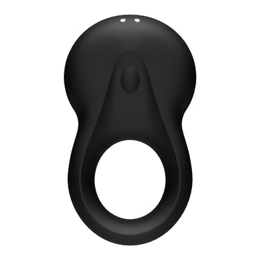 Satisfyer Signet Ring displayed in elegant setting, illustrating its waterproof features and medical-grade silicone for safe use.